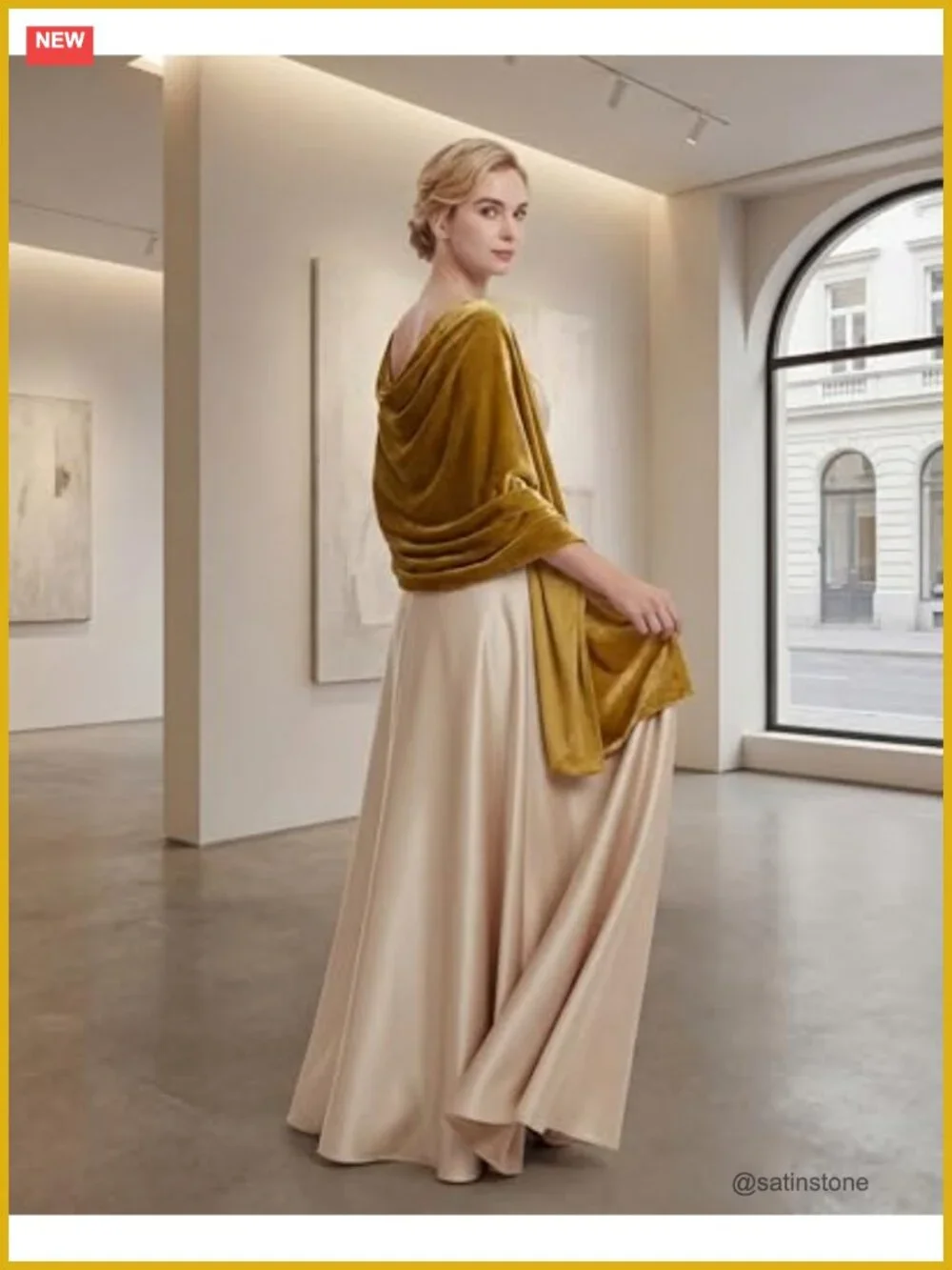 Velvet Shawl Wrap for Evening Dresses Wedding Bridal Formal Cover Up